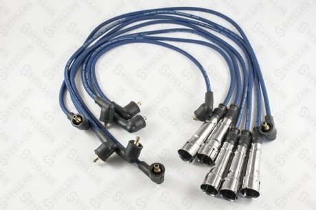 Высоковольтные провода, комплект / Audi 100 2.0-2.3 84, VW T4 2.5i 91 - (N10052812 / N10052706 / 701998031A) STELLOX 10-38145-SX (фото 1)