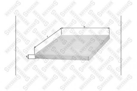 Фільтр салону Audi A4 (B6/B7)/A6 (C5) STELLOX 71-10001-SX