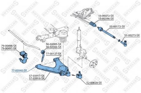 Автозапчастина STELLOX 77-00940-SX