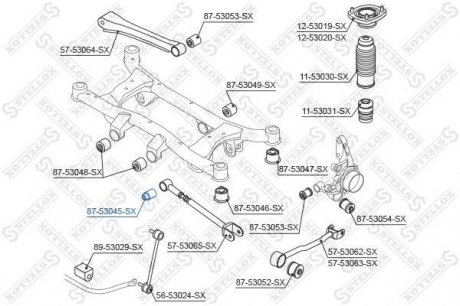 Сайлентблок рычага STELLOX 87-53045-SX