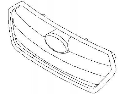 Решітка передня ч OBK 2017-2019 91121AL05A 91121AL060 91121AL080 91121AL081 91121AL061 SUBARU 91121AL16B