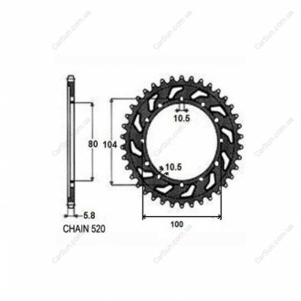 Автозапчасть Sunstar SUNR1335643