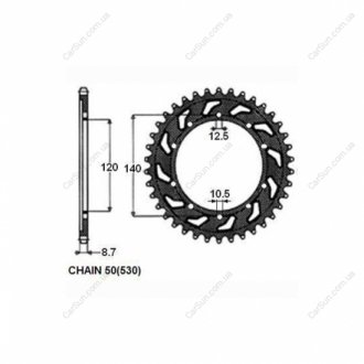 Автозапчасть Sunstar SUNR1550040