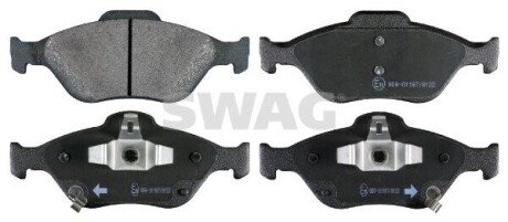 Колодки тормозные (передние) Toyota Yaris 05- SWAG 33106452