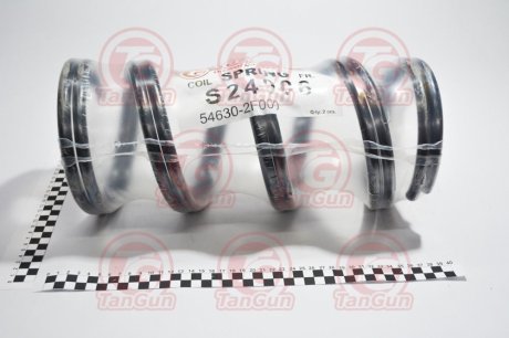 Пружина подвески передняя (кратно 2) KIA CERATO 1.6 04-06 - (SP3688 / SP3687 / RA3126) TANGUN S24006