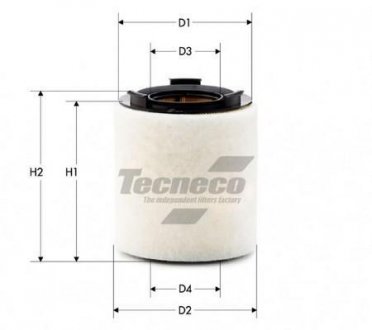 Воздушный фильтр - (6R0129620A) Tecneco AR10822S (фото 1)