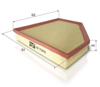 Фiльтр повітряний BMW 1 (F20), 3 (F30, F80), 4 (F32, F82), 2.0-3.0, 14- Tecneco AR1790PM