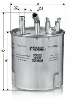 Фильтр топливный Nissan X-Trail 2.2 dC/Cabstar 3.0 dCi 10/06- Tecneco GS939/15