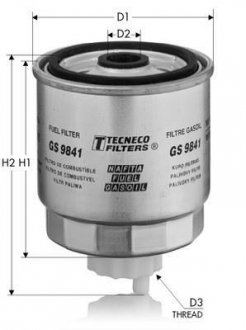 Фильтр топлива Hyunday Getz 1.5Crdi 06- Tecneco GS9841 (фото 1)