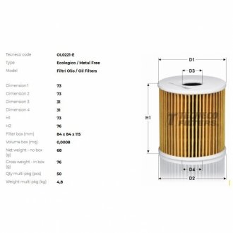 Автозапчасть Tecneco OL0221E