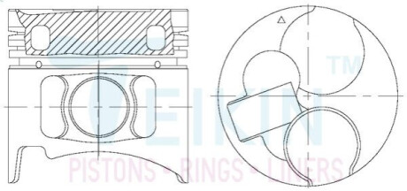 Поршень TEIKIN 43232AG050