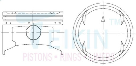 Поршень TEIKIN 43247STD