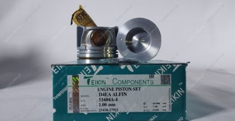 Поршень с пальцем (комплект на двигатель) Hyundai D4EA Alfin TEIKIN 51604A4100 (фото 1)