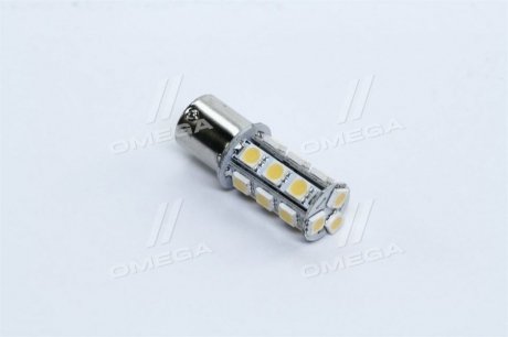 Лампа LED указателей поворотов и стоп-сигналов S25 (18SMD) BA15S 24V WHITE <> TEMPEST Tmp-01S25-24V