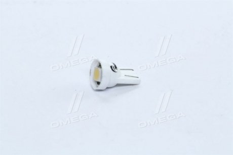 Лампа LED б / ц габарит і панель приладів T10-1SMD (розмір 5050) 24 ТЕПЛА БІЛИЙ <> TEMPEST Tmp-05T10-24V