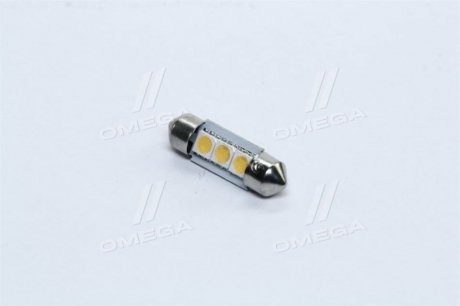 Лампа LED Софитные C5W 24V T11x31-S8.5 (3 SMD size5050) WARM WHITE <> TEMPEST Tmp-07T11-24V