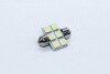 Лампа LED Софітні C5W 24V T11x31-S8.5 (6 SMD size5050) білий <> TEMPEST Tmp-08T11-24V (фото 1)