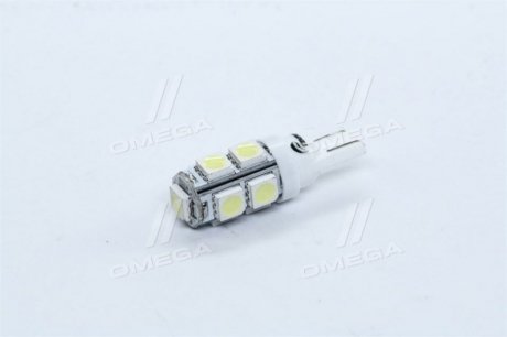 Лампа LED б / ц габарит і панель приладів T10 9SMD W5W 12V WHITE <> TEMPEST Tmp-15T10-12V