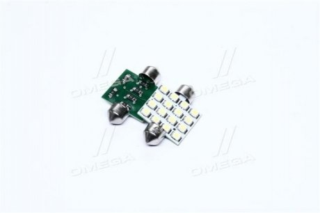 Лампа LED Софітні C5W 12V T11x36-S8.5 (16 SMD 2835) WHITE <> TEMPEST Tmp-19T11-12V