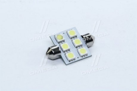 Лампа LED Софітні C5W 12V T11x36-S8.5 (6SMD, розмір 5050) білий <> TEMPEST Tmp-23T11-12V