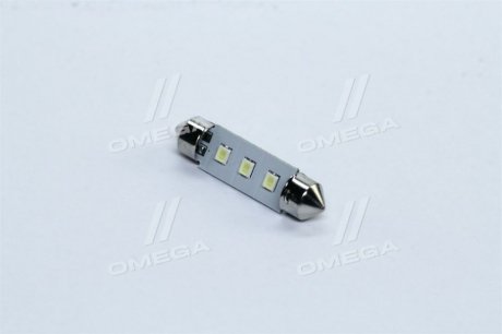 Лампа LED Софітні C5W 12V Т11x39-S8.5 (3 SMD, розмір 3528) WHITE <> TEMPEST Tmp-26T11-12V