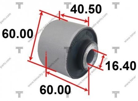 Сайлентблок рычага - (MR267105 / MB584166 / MR112891) TENACITY AAMMI1039