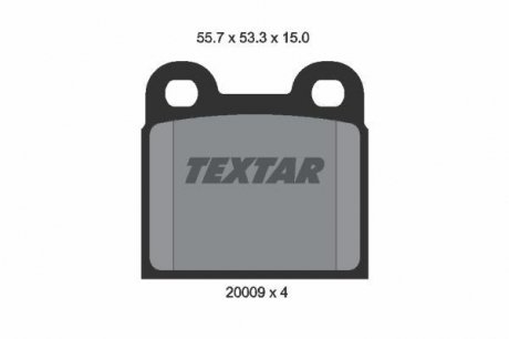 Автозапчастина TEXTAR 2000906 (фото 1)