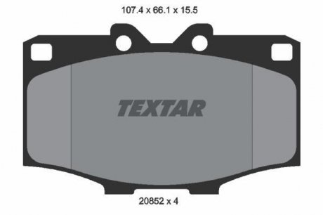 Автозапчасть TEXTAR 2085201