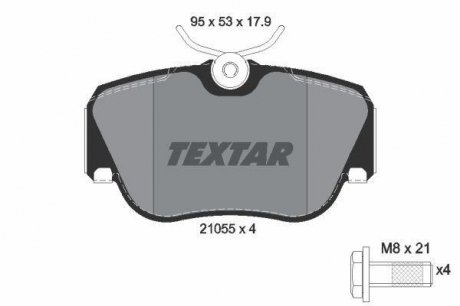 ШИНКА MB 190 W201 БЛОКИ TEXTAR 2105503