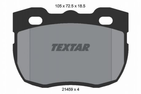 Комплект тормозных колодок, дисковый тормоз TEXTAR 2145901 (фото 1)
