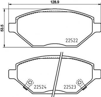 Автозапчастина TEXTAR 2252201 (фото 1)