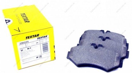 Комплект гальмівних колодок, дискове гальмо TEXTAR 2302101