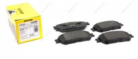 Комплект гальмівних колодок, дискове гальмо TEXTAR 2385501 (фото 1)