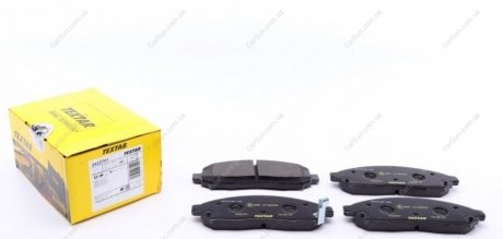 Комплект гальмівних колодок, дискове гальмо TEXTAR 2422701 (фото 1)