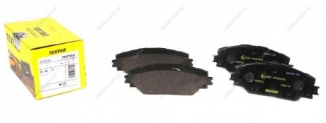 Комплект гальмівних колодок, дискове гальмо TEXTAR 2433701 (фото 1)