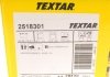 Комплект гальмівних колодок, дискове гальмо TEXTAR 2518301 (фото 5)