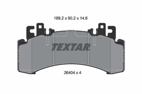 KLOCKI HAM. DB T. EQE/EQS V295/V297/X296 21- TEXTAR 2640401