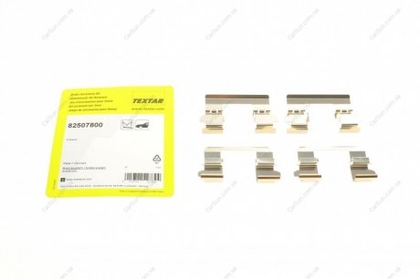 Комплектующие, колодки дискового тормоза - (D1080JE00A / 440A08049R) TEXTAR 82507800
