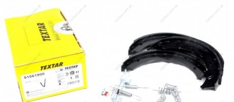 Комплект гальмівних колодок, стоянкове гальмо TEXTAR 91061900 (фото 1)