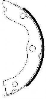 Комплект тормозных колодок, стояночная тормозная система TEXTAR 91062700 (фото 1)