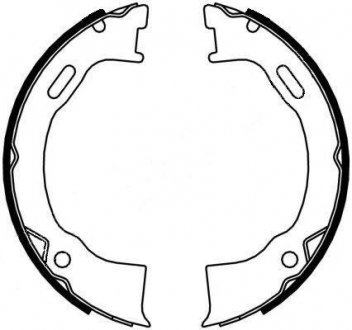 Комплект тормозных колодок, стояночная тормозная система TEXTAR 91071500 (фото 1)