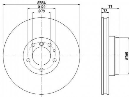 Тормозной диск TEXTAR 92072200 (фото 1)