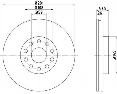 Тормозной диск TEXTAR 92093900