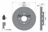 ГАЛЬМІВНИЙ ДИСК. MITSUBISHI P. COLT 1.5 05-12 TEXTAR 92204400 (фото 1)