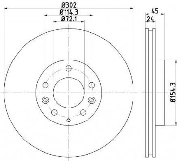 Тормозной диск TEXTAR 92261503 (фото 1)