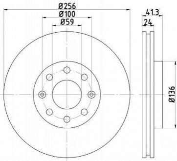 Тормозной диск TEXTAR 92263303 (фото 1)