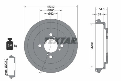 БЕН ХЕМ. SUZUKI T. SWIFT 1.2/1.3 DDIS 10- TEXTAR 94046900