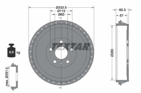 БЕН ХЕМ. SKODA T. ENYAQ 20- БЕЗ SKYSKY TEXTAR 94049000