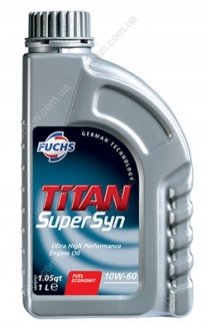 Моторна олія SUPER SYN 10W60 1л - Titan TITANSUPERSYN10W601L (фото 1)