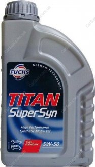 Моторна олія SUPER SYN 5W50 1л - Titan TITANSUPERSYN5W501L (фото 1)